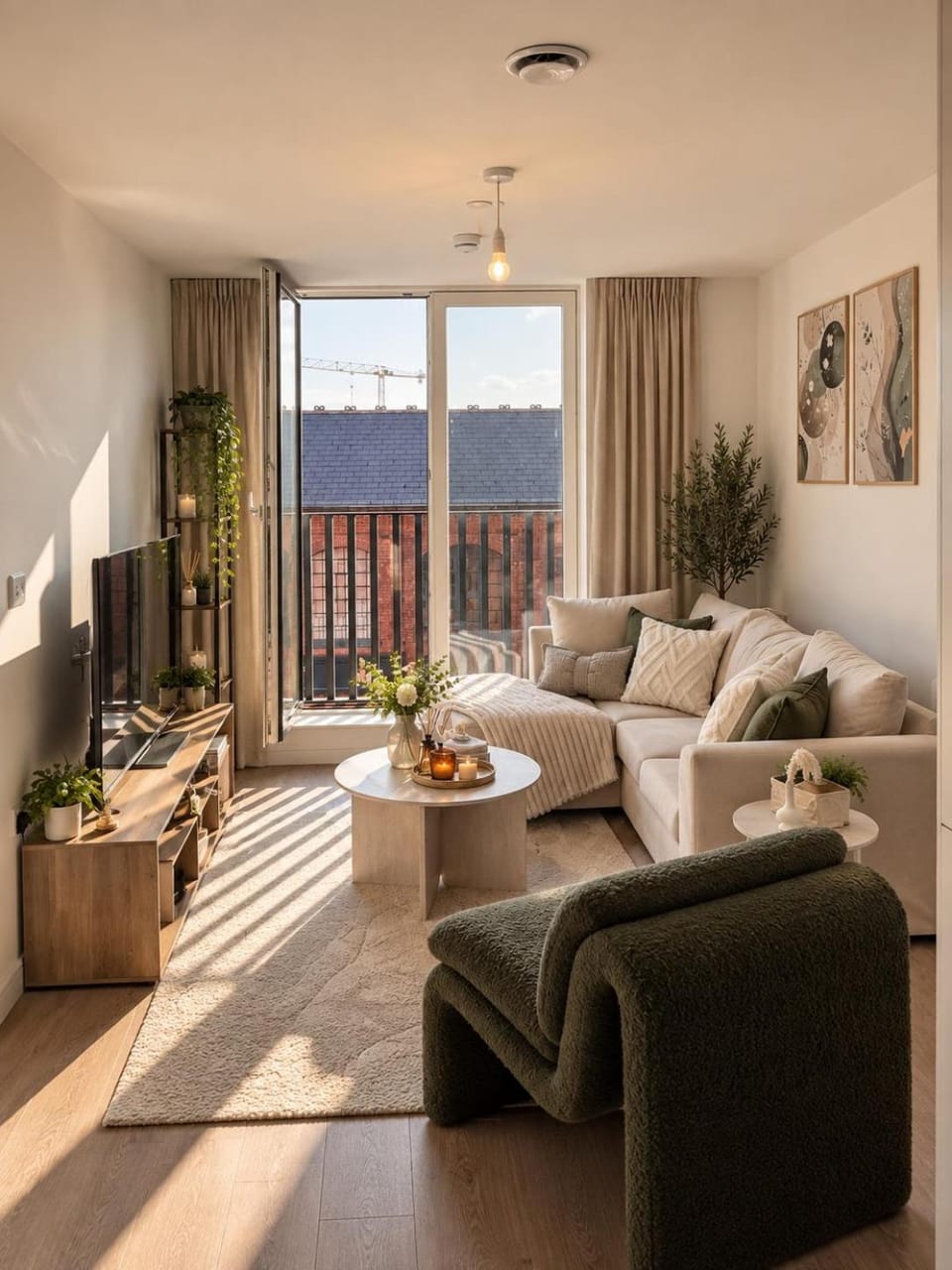 Luxury 1 Bed Apartment - Stunning City Skyline Views - Free Parking - Darts - Balcony - City Centre - Long stays Apartment in Birmingham