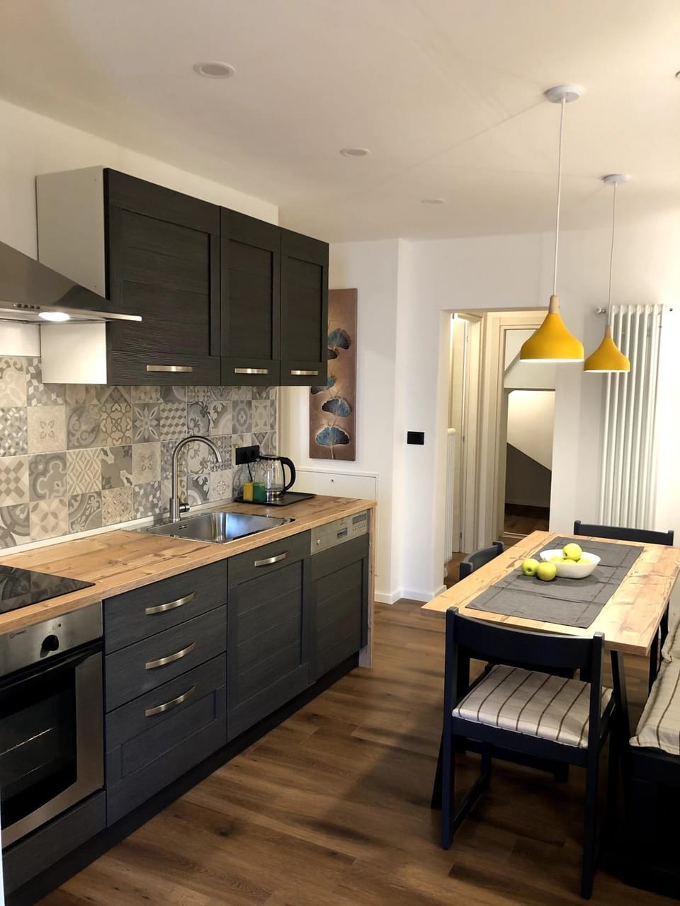Kitchen or kitchenette, Living room