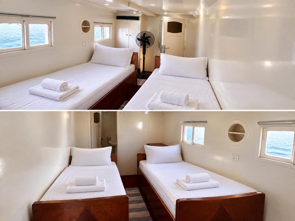 Bed, Photo of the whole room, Bedroom, bunk bed, towels