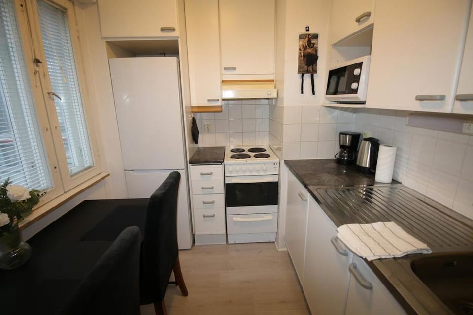 Kitchen or kitchenette, Dining area, stove