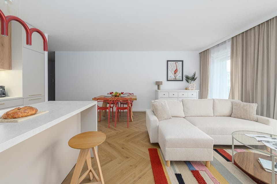Living room, Seating area, Dining area