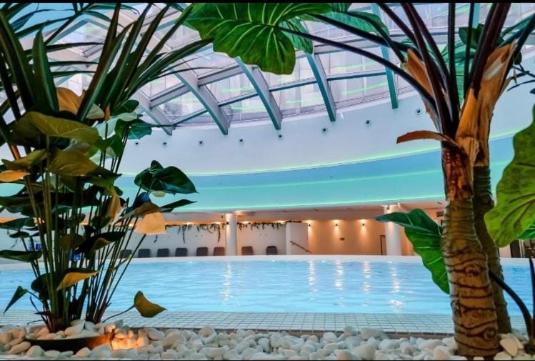 Hanza Tower JUNGLE 20 SPA & Sauna & Jacussi & Pool Apartment in Szczecin