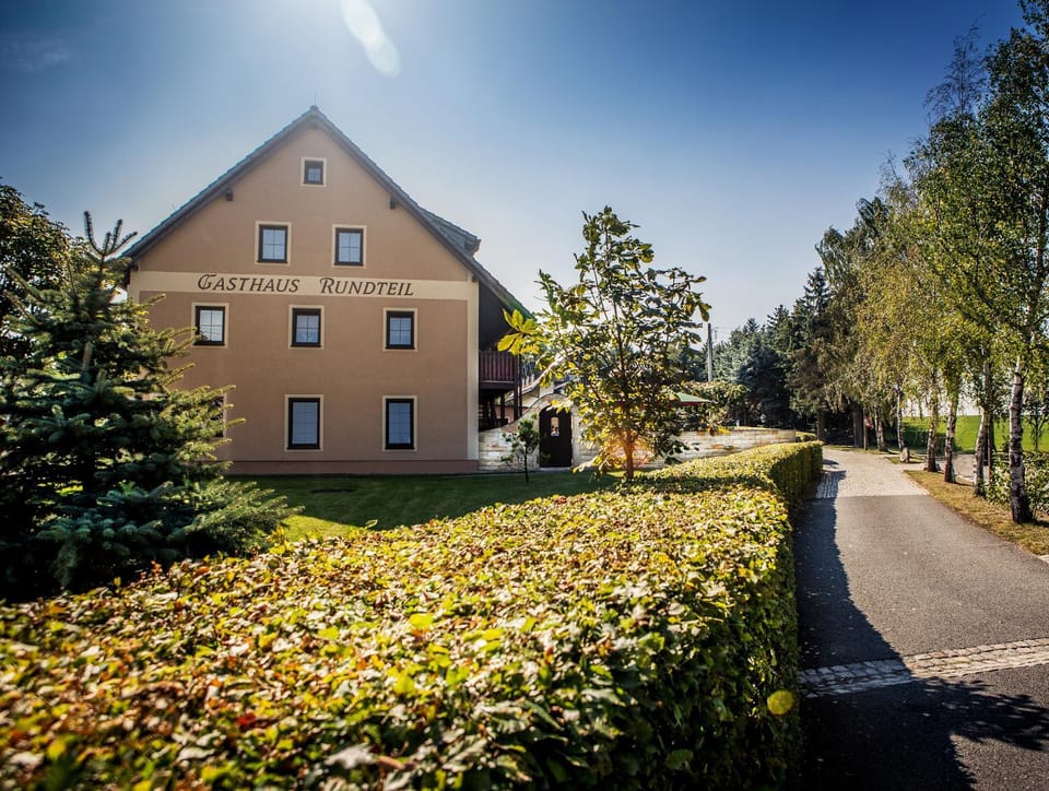 Property building, Garden view