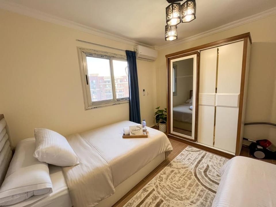 Bright Family Home Garden View New Cairo Apartment in New Cairo City