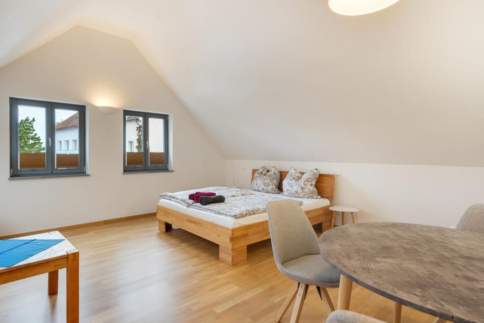 Property building, Living room, Bedroom