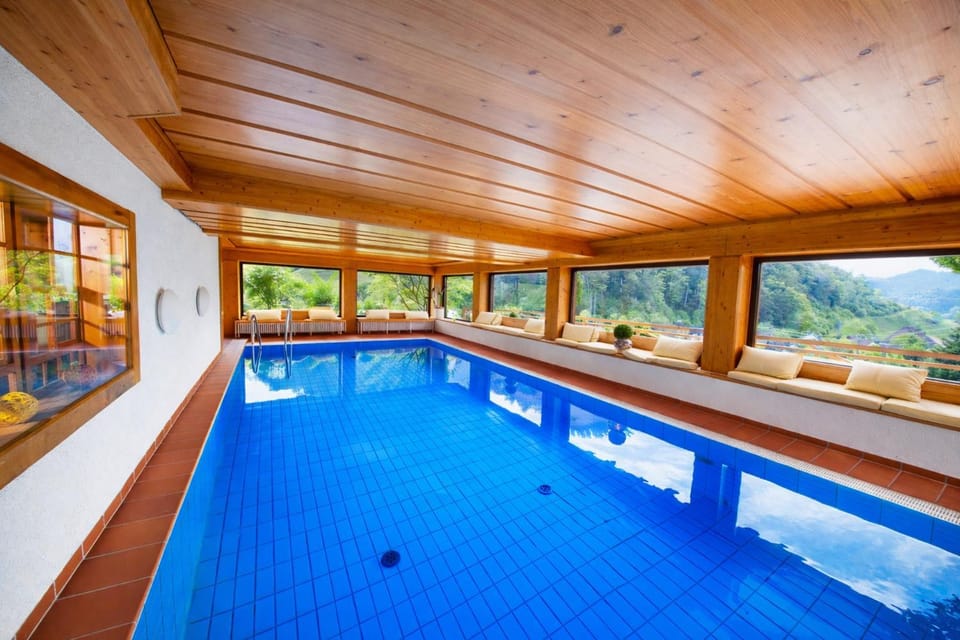 Property building, Pool view, Swimming pool