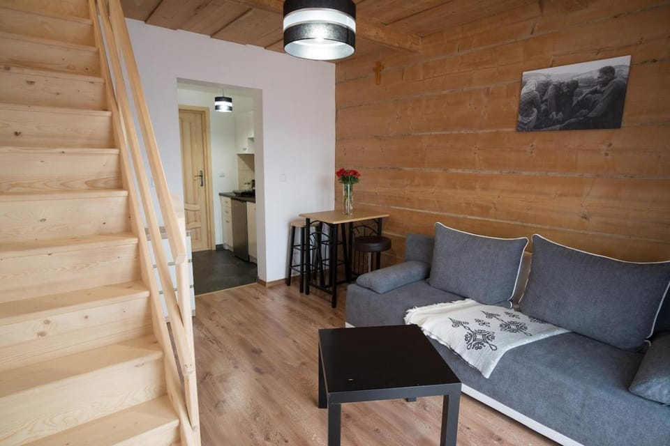 Kitchen or kitchenette, Living room, Seating area