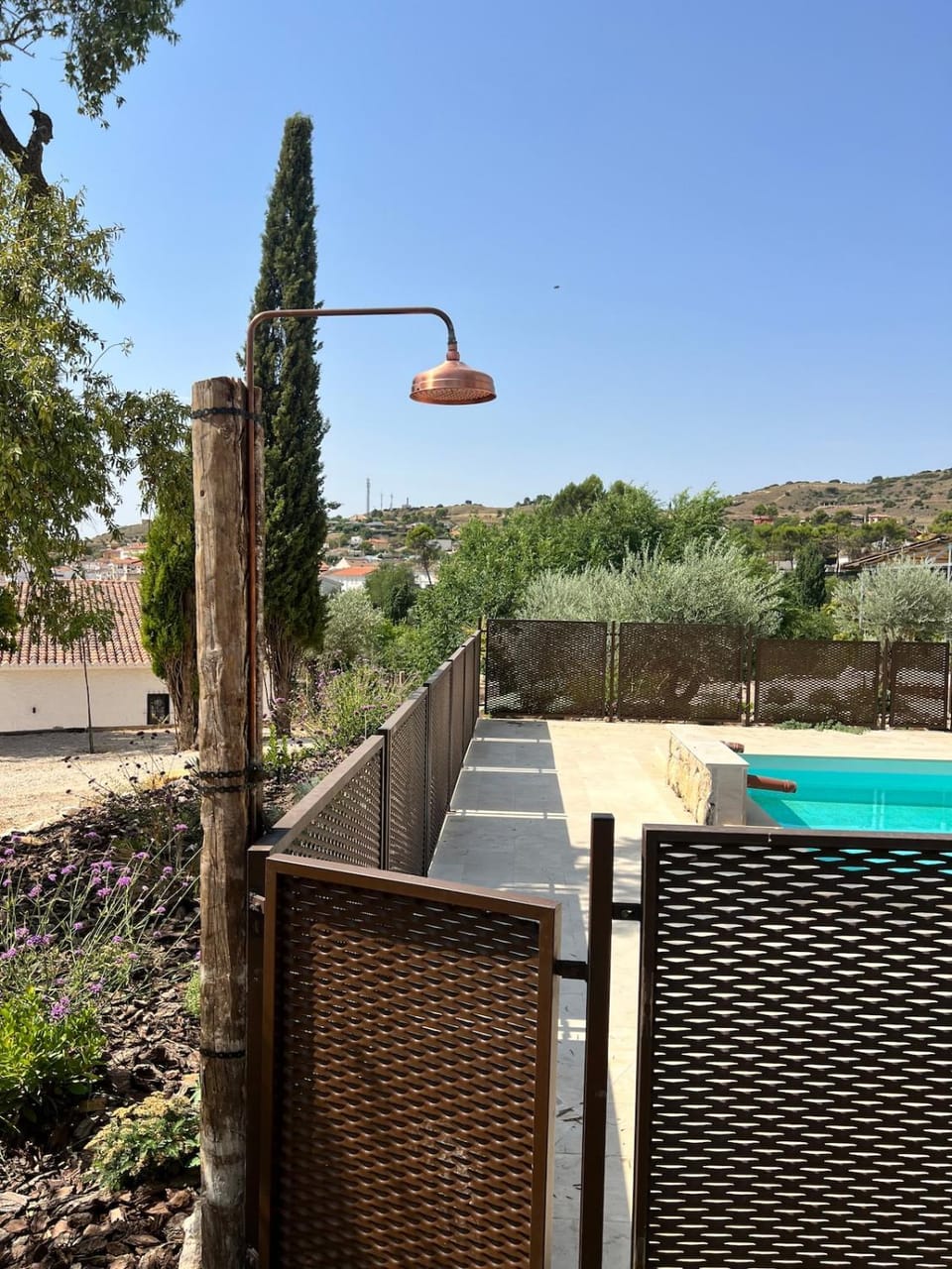 La Luz 1950 Pool and design among olive trees 14 people Villa in Community of Madrid