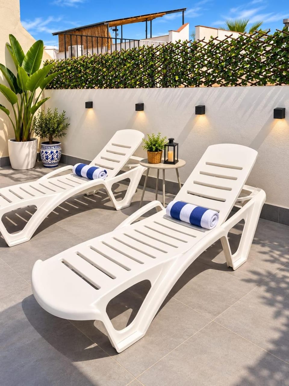 Day, Balcony/Terrace, sunbed