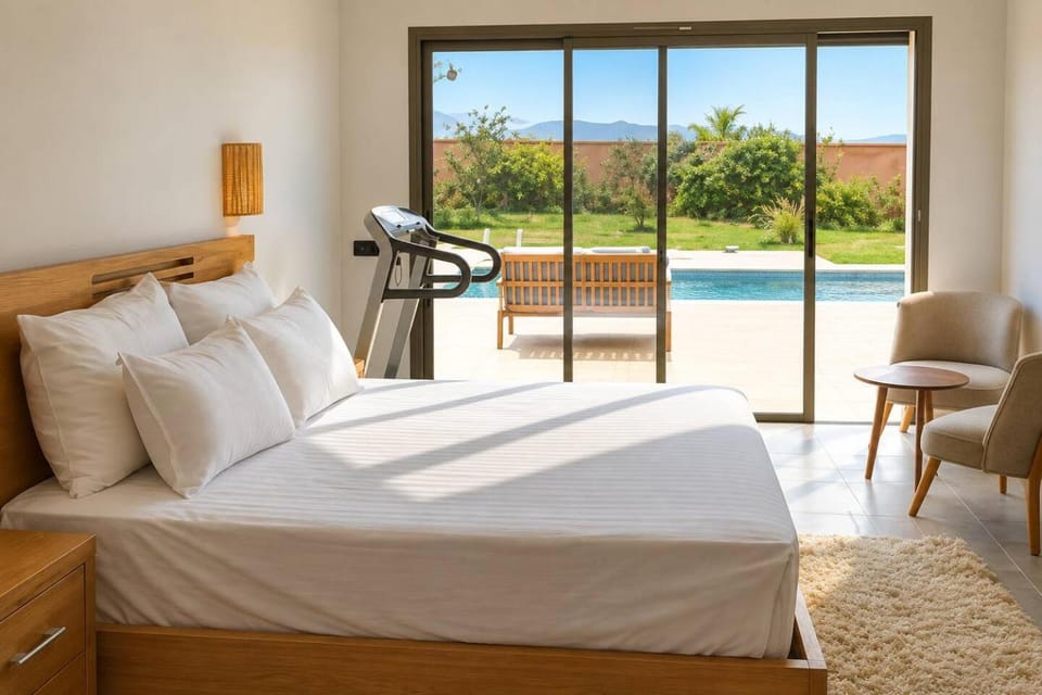 Villa Charme Atlas Piscine, Terrasse & Nature House in Marrakesh-Safi