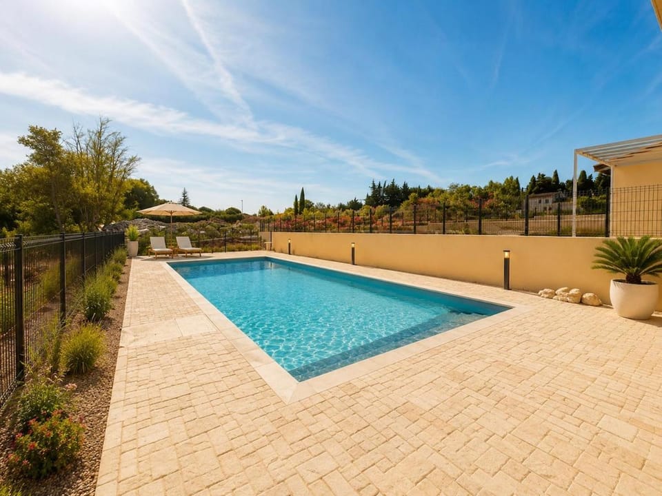 Appartement 5 min du centre de Saint Rémy de Provence, pour 4 personnes avec 2 chambres à coucher, jardin, terrasse et piscine Apartment in Saint-Remy-de-Provence