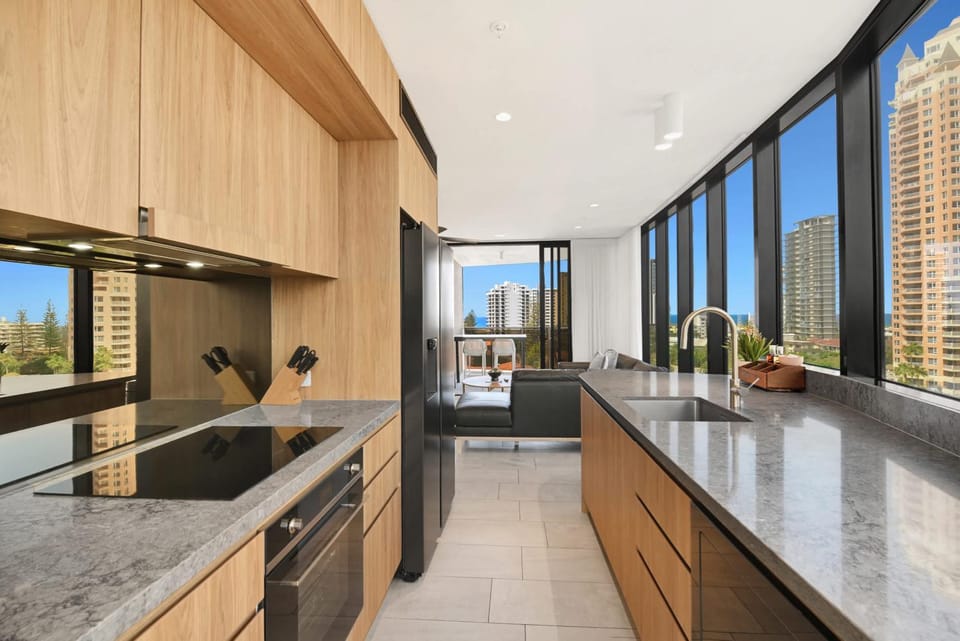 Tranquillity at Encore 2BR Sea & Hinterland Views Apartment in Gold Coast