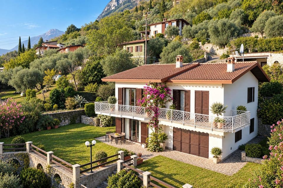 Property building, Day, Natural landscape, Garden, View (from property/room), Mountain view