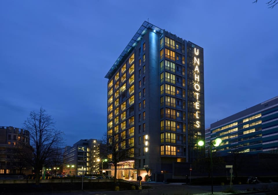 Property building, Neighbourhood, Sunset