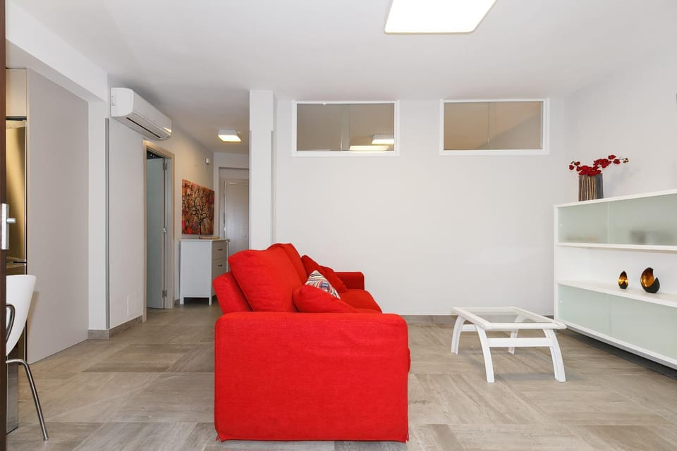 Living room, air conditioner