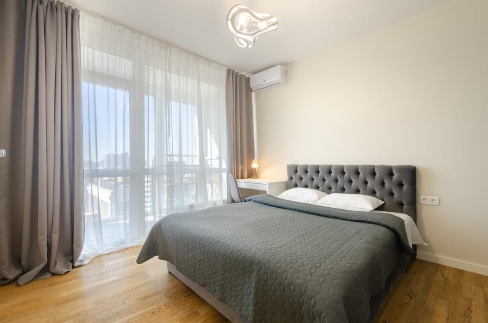 Bed, Bedroom, air conditioner