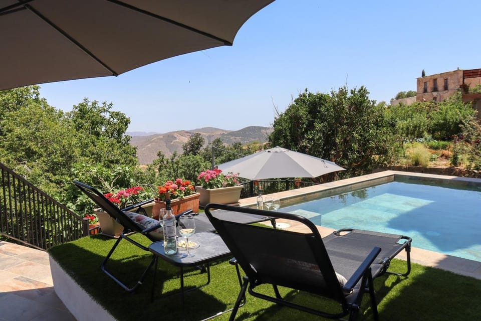 Property building, Living room, Swimming pool