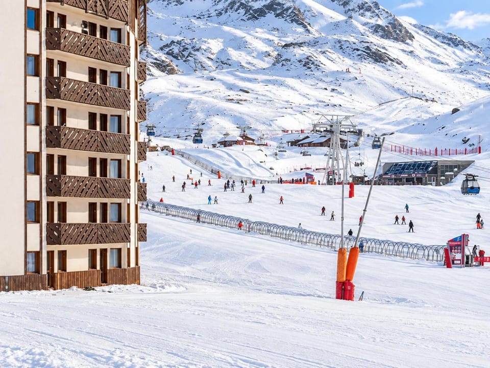 Day, People, Winter, Skiing, group of guests