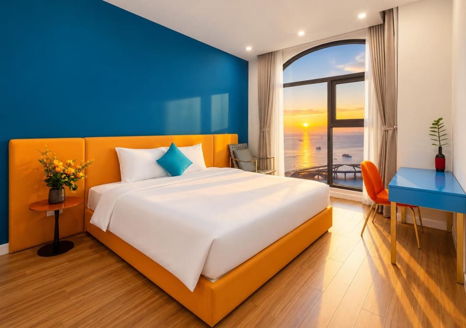 Photo of the whole room, Sea view