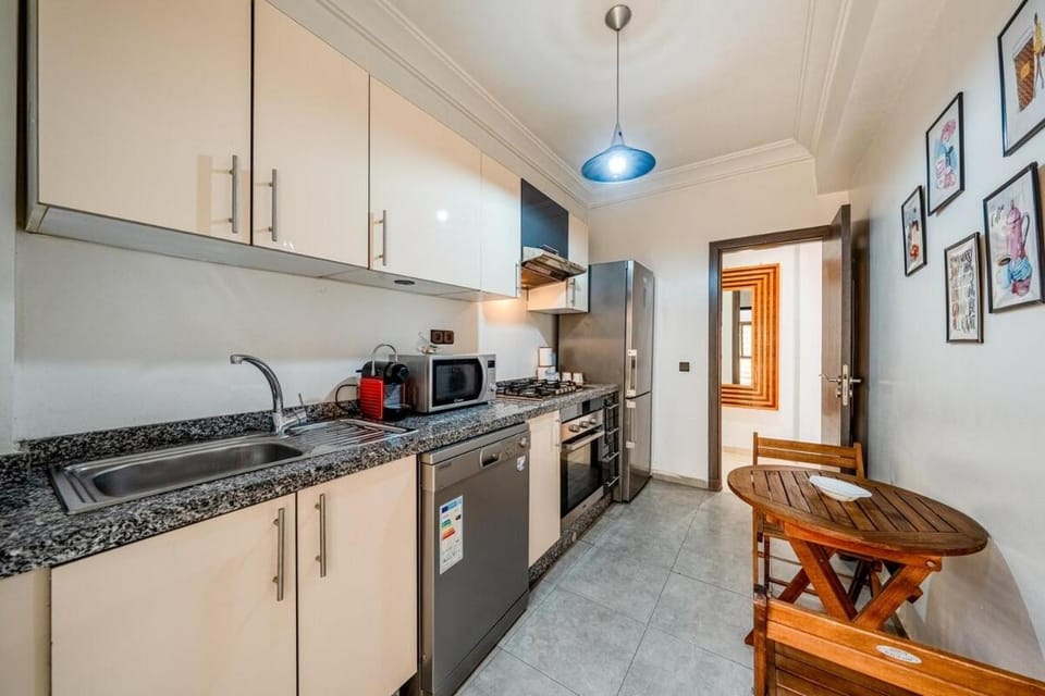 Prime Guéliz 2BR Quiet, Stylish Walkable Area Apartment in Marrakesh
