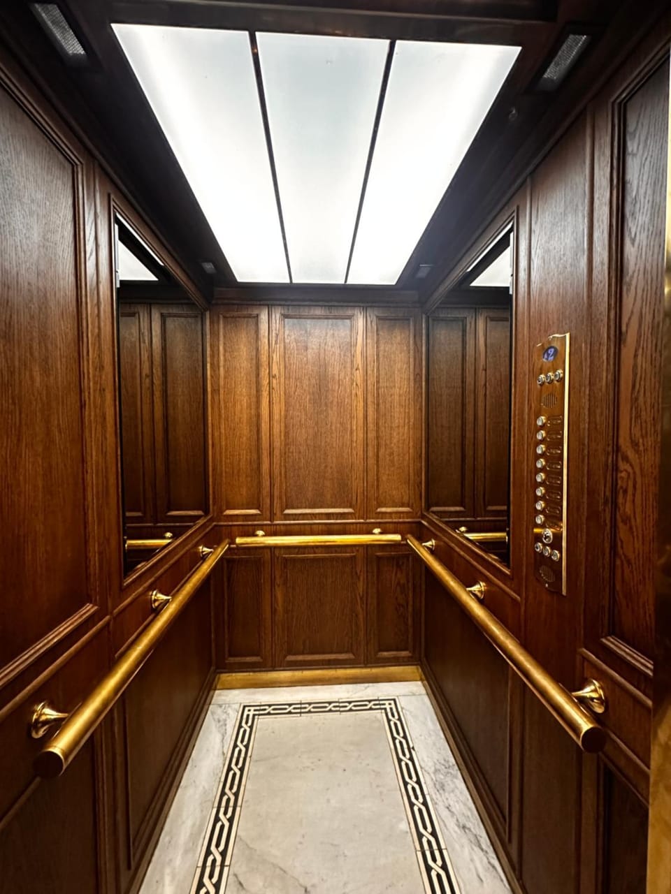 Property building, elevator
