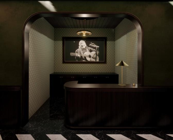Lobby or reception, Decorative detail