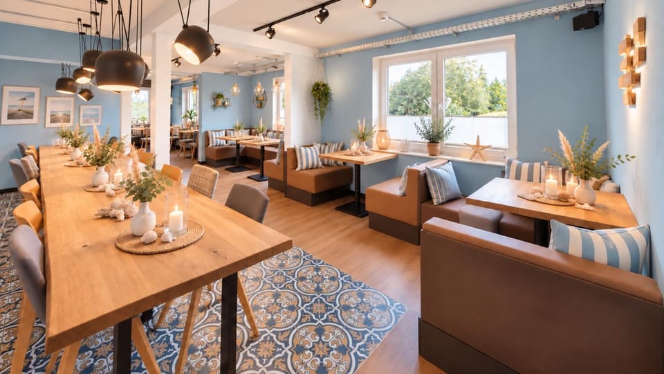 Seating area, Breakfast