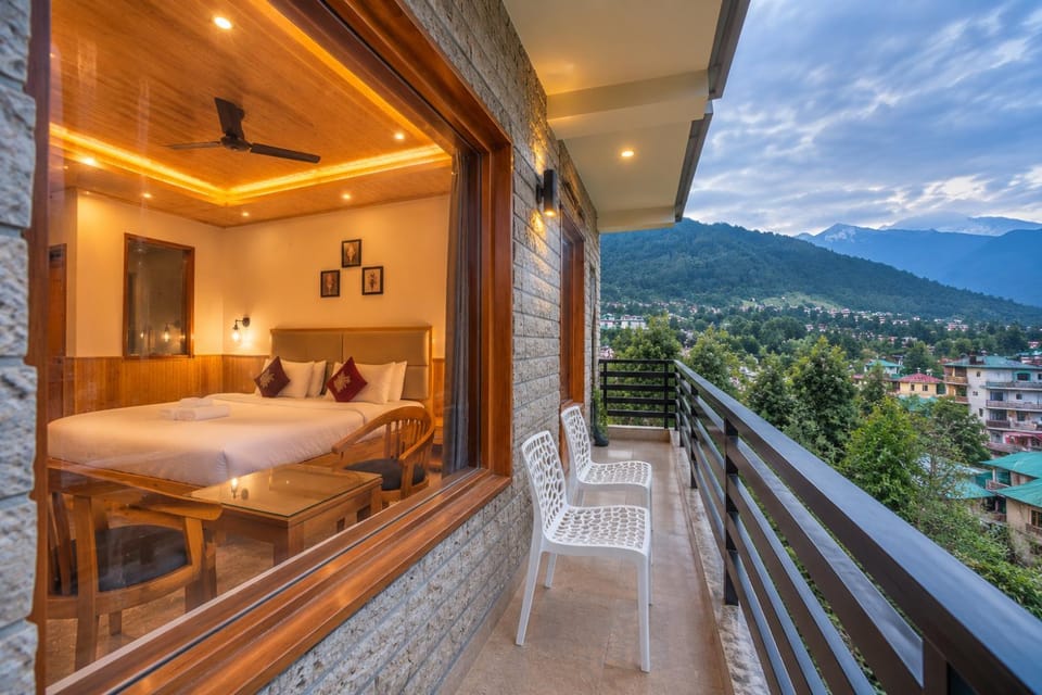 Patio, Balcony/Terrace, Mountain view