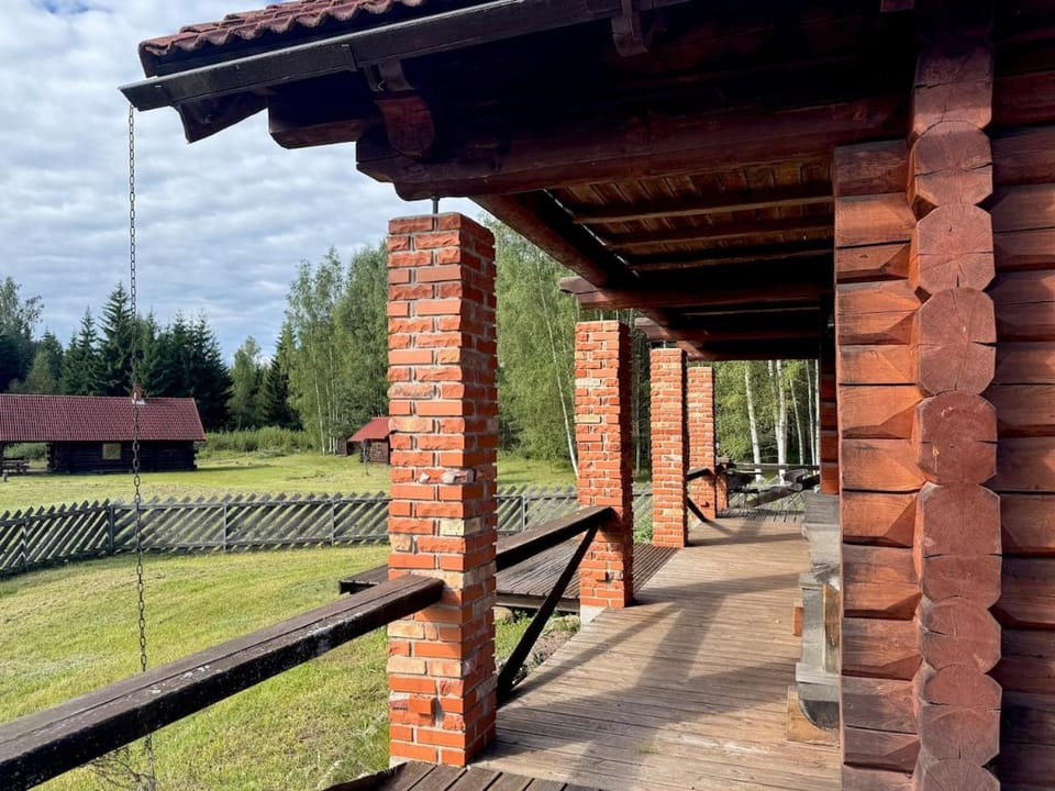 Privaatne saunaga palkmaja House in Estonia