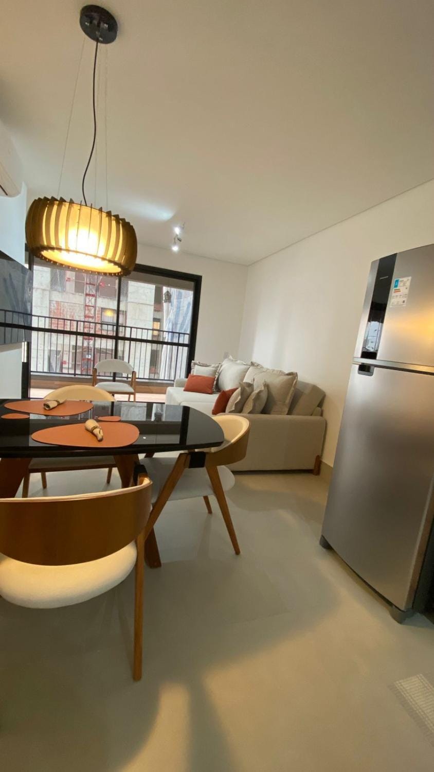 Conforto e Aconchego Hub12 - 1Q com Sacada - Próximo Vaca Brava Apartment in Goiania