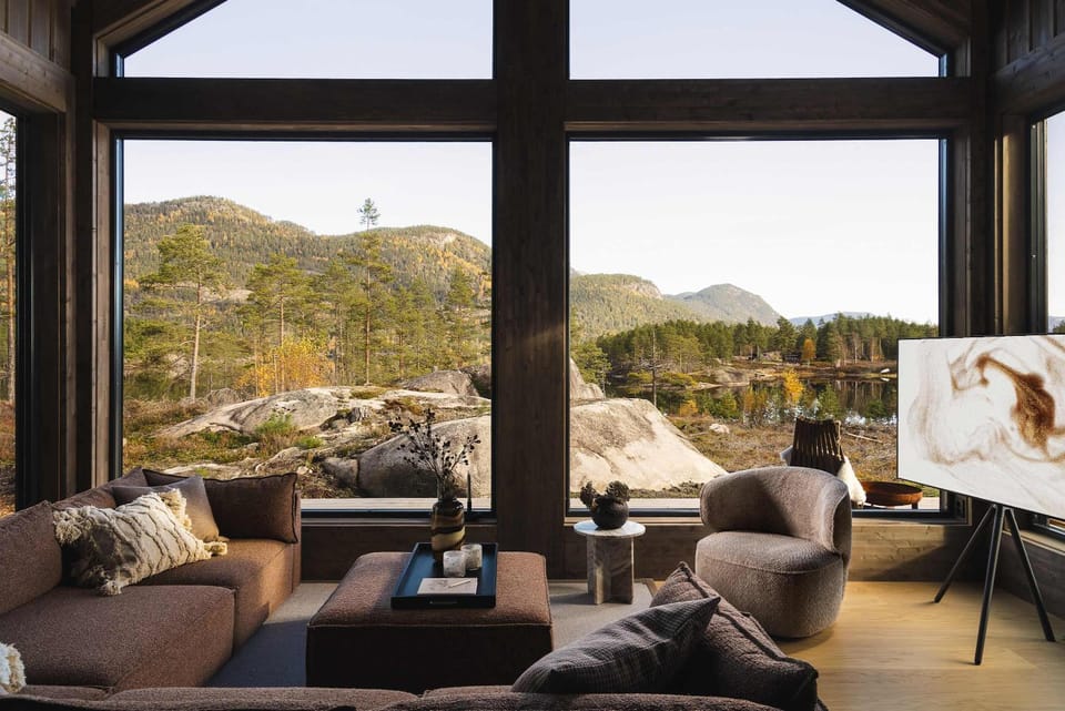 Villa Lakehouse Cedar with sauna and jacuzzi Villa in Viken, Norway