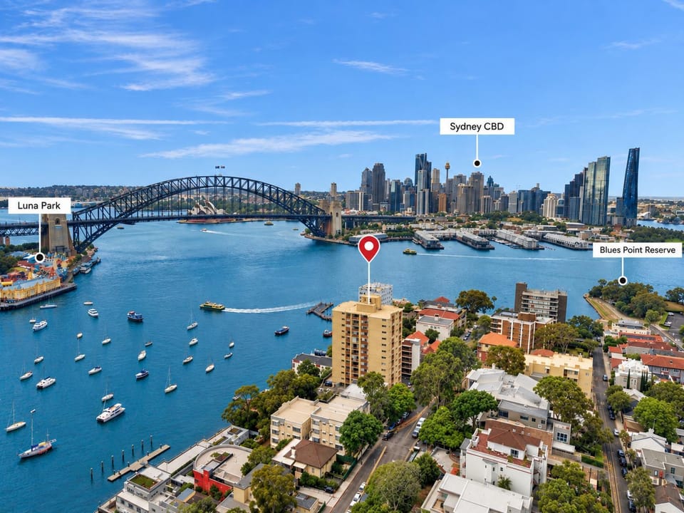 Wake Up to the Harbour Bridge - Sleep 6 & Parking Apartment in Sydney