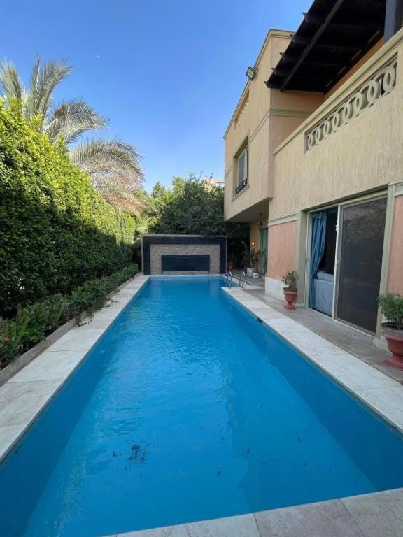 Property building, Pool view, Swimming pool