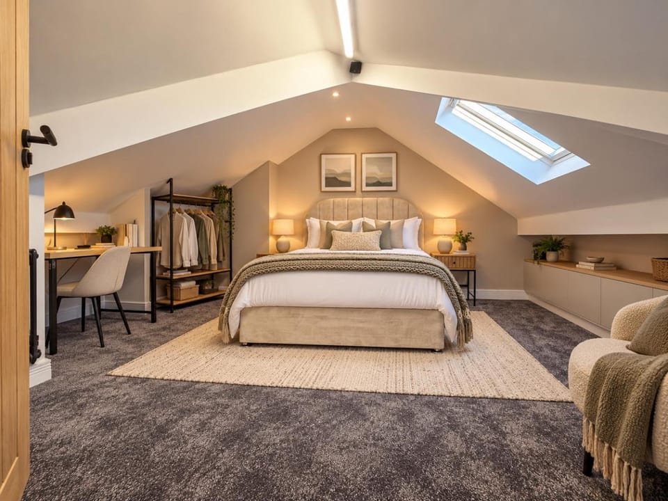 Bed, Photo of the whole room, Bedroom