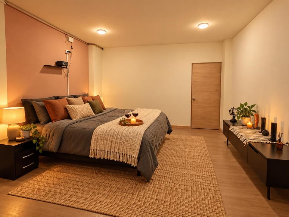 Bed, Photo of the whole room, Bedroom