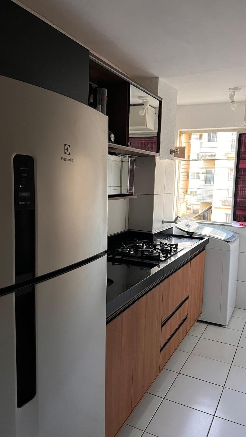 Kitchen or kitchenette, dishwasher