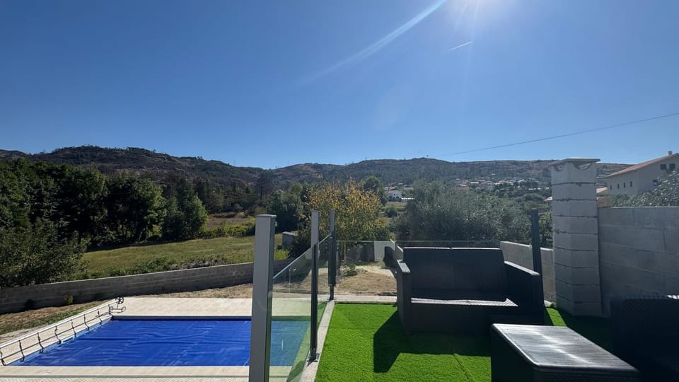Natural landscape, Mountain view, Swimming pool