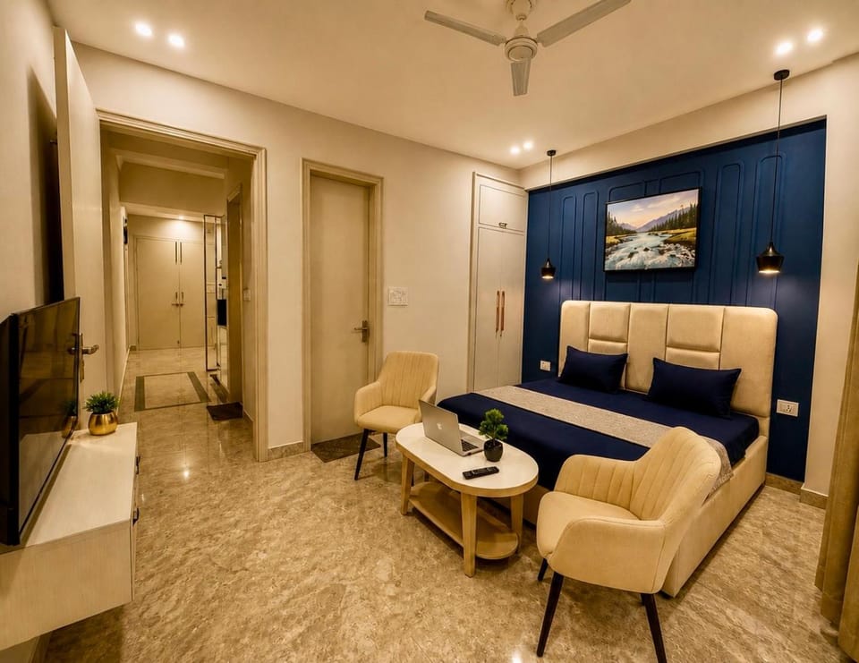 Luxury and Premium 1BhK with two beds in Tapovan Apartment in Rishikesh