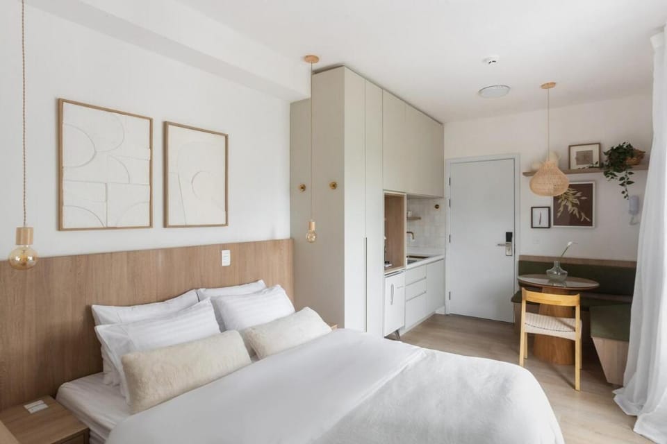Bed, Kitchen or kitchenette, Photo of the whole room, Bedroom, minibar