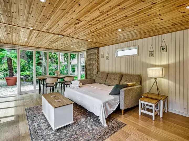 Bed, Living room, Photo of the whole room, Seating area, Bedroom