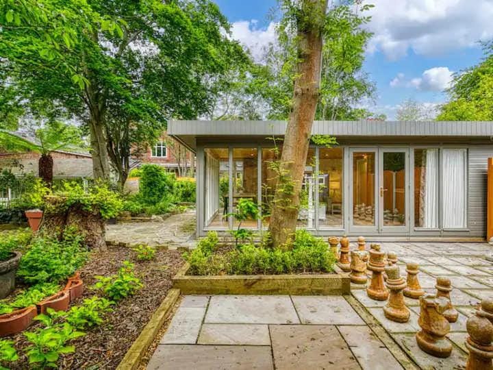 Property building, Patio, Garden, Garden view