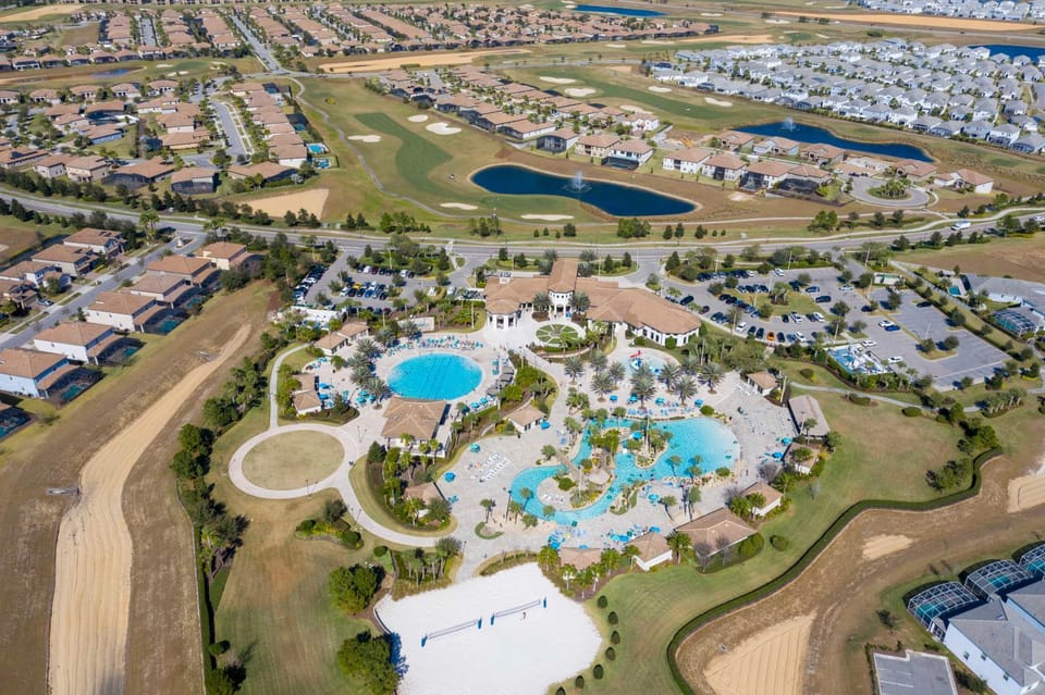 6BR Near Disney Private Pool & Resort Lazy River House in Polk County