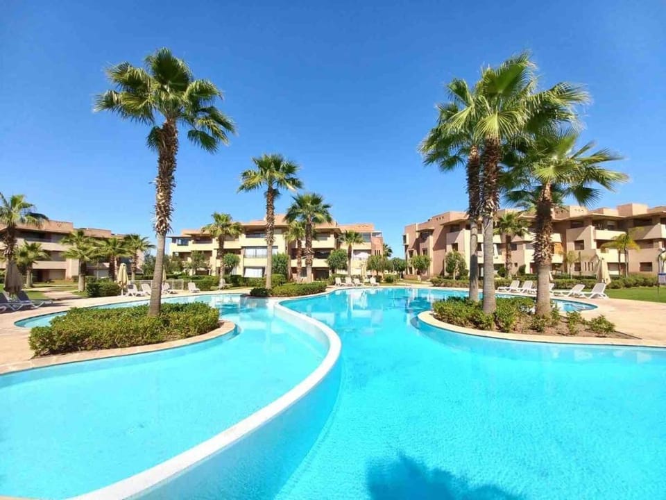 Opal Luxury Airport Apart Golf 3 BDR Pool Apartment in Marrakesh