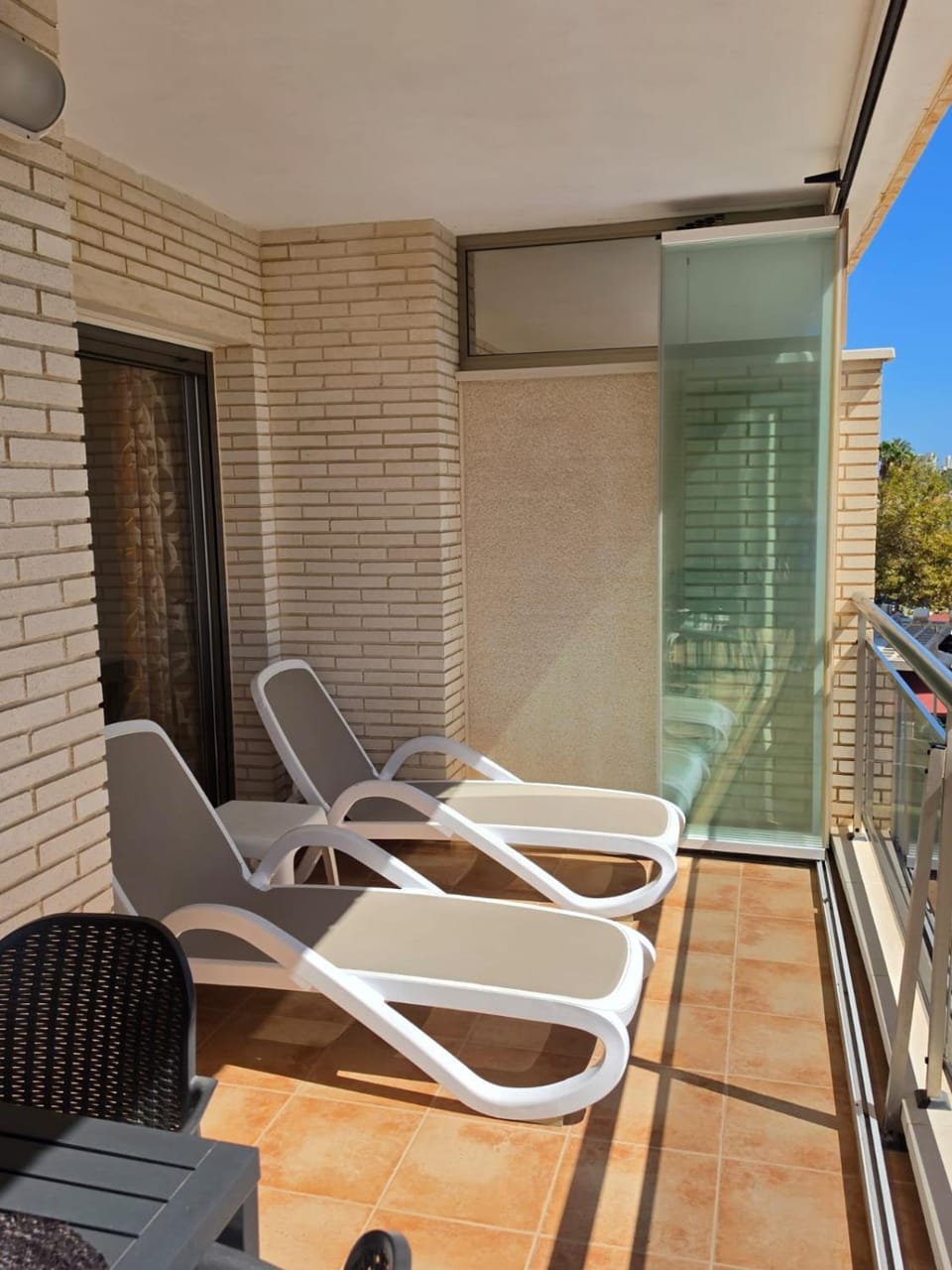 Patio, View (from property/room), Balcony/Terrace, Pool view, sunbed