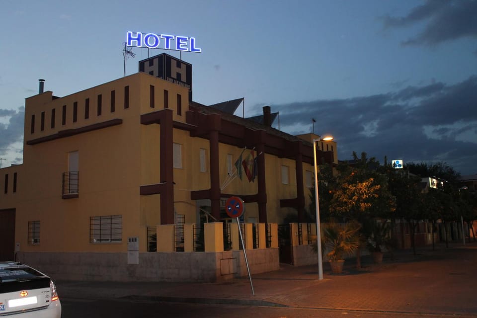 Property building, Night, Property logo or sign