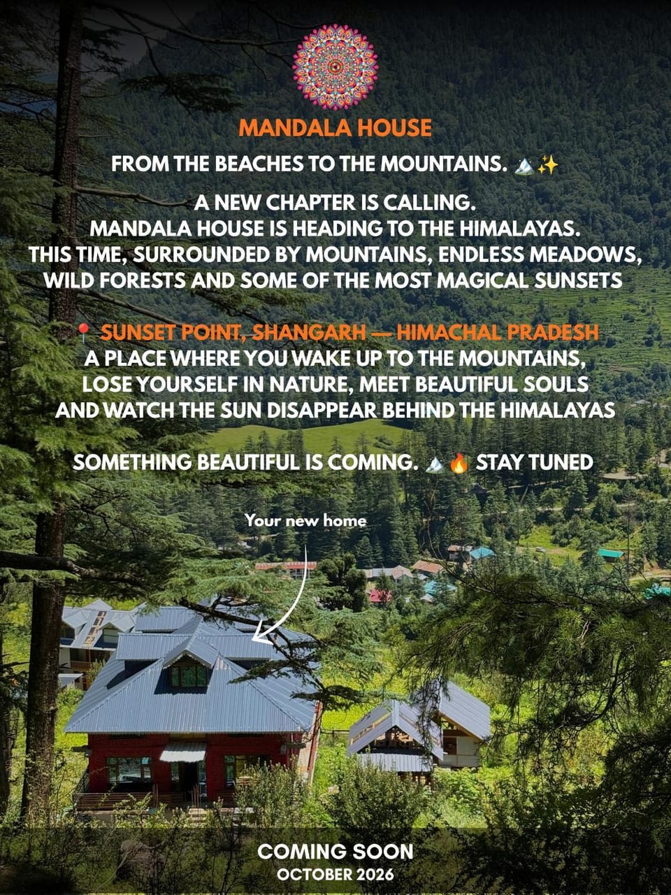 Mandala House - Sunset Point, Shangarh Hostel in Himachal Pradesh
