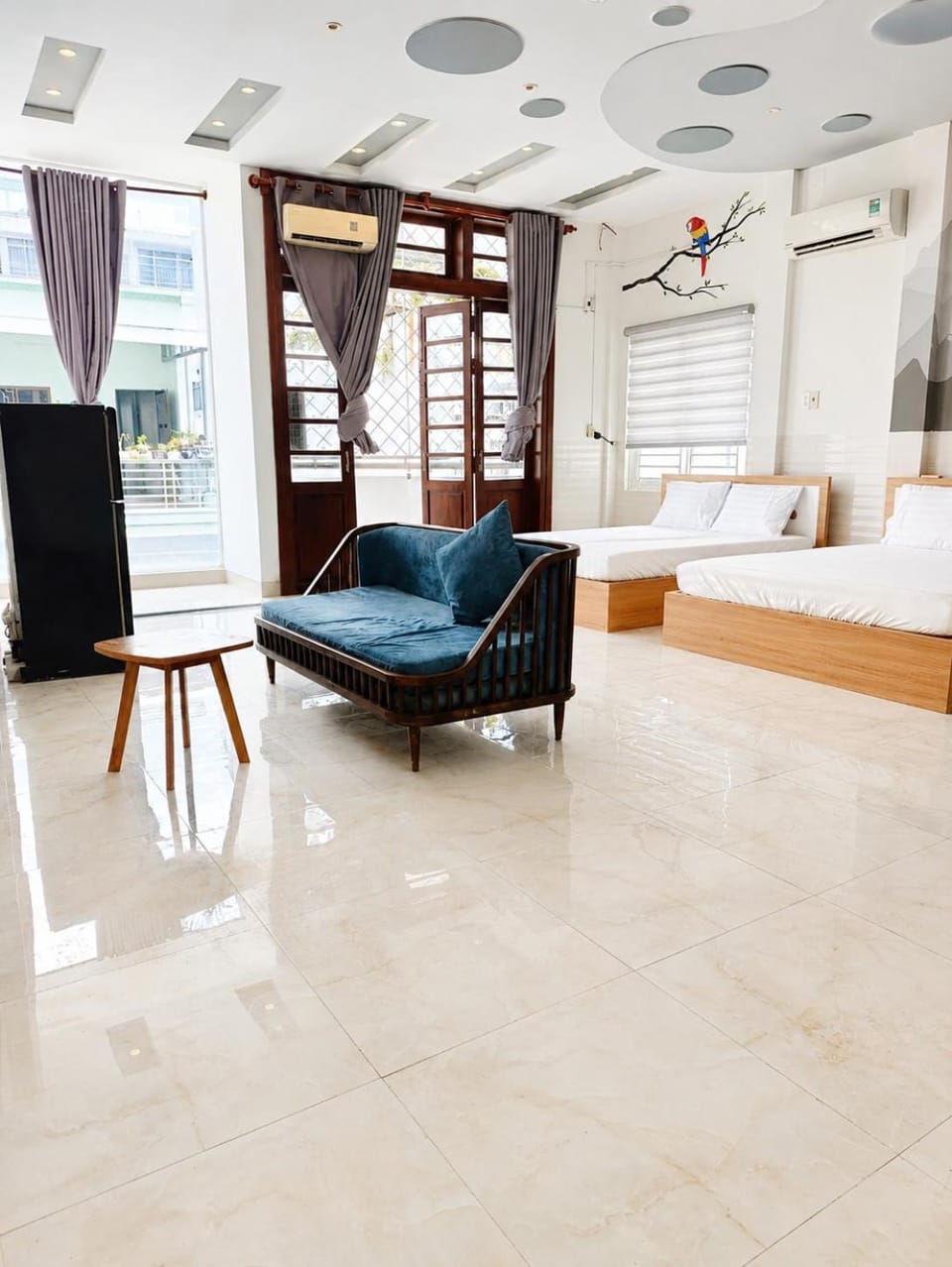 Photo of the whole room, Bedroom