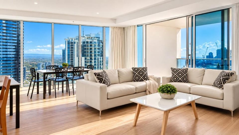 Level 31 Ocean Views - Hilton Precinct - Sleeps 8 & Babies Apartment in Surfers Paradise Boulevard