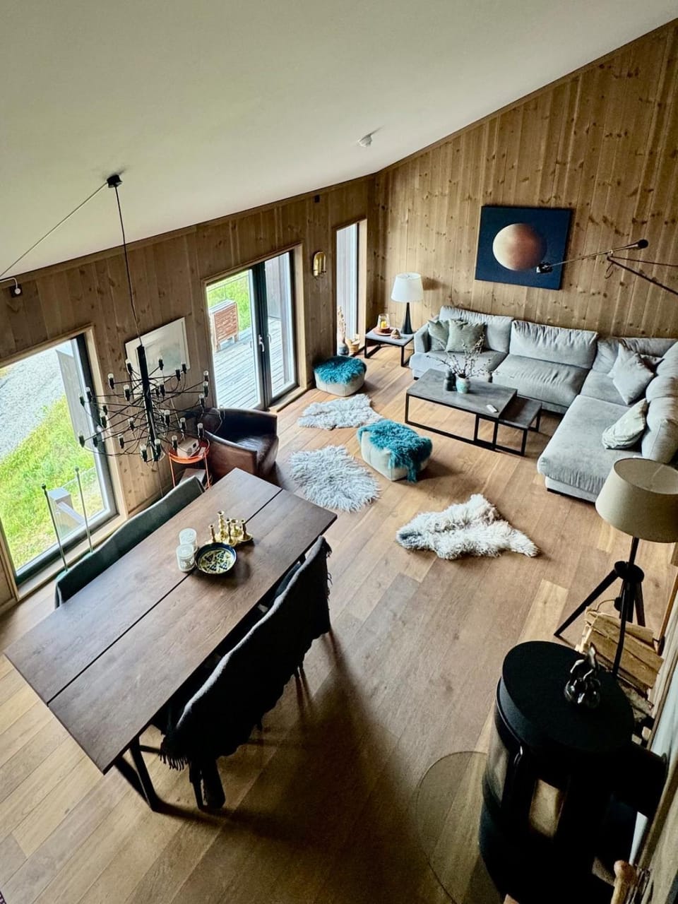 Ski-in-out with balcony & great views in Hafjell Apartment in Innlandet