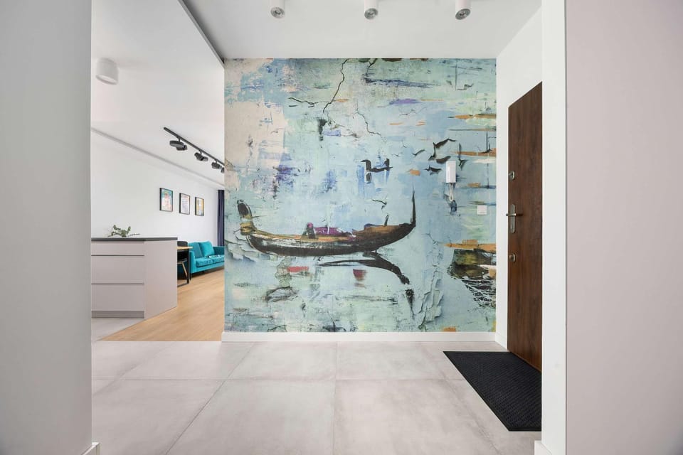 Photo of the whole room, Decorative detail